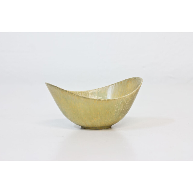 Vintage stoneware bowl by Gunnar Nylund for Rörstrand - 1950s