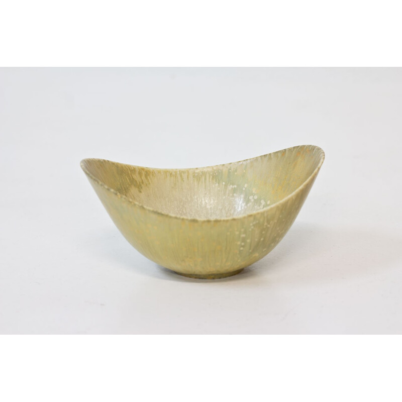 Vintage stoneware bowl by Gunnar Nylund for Rörstrand - 1950s