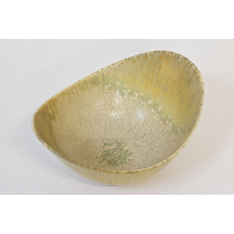 Vintage stoneware bowl by Gunnar Nylund for Rörstrand - 1950s
