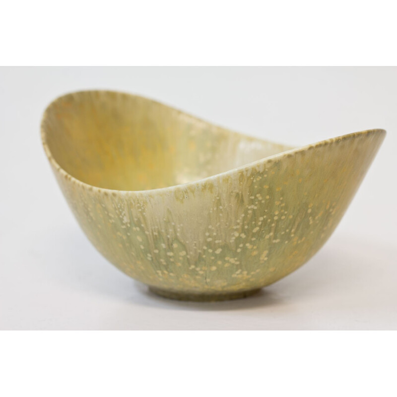 Vintage stoneware bowl by Gunnar Nylund for Rörstrand - 1950s