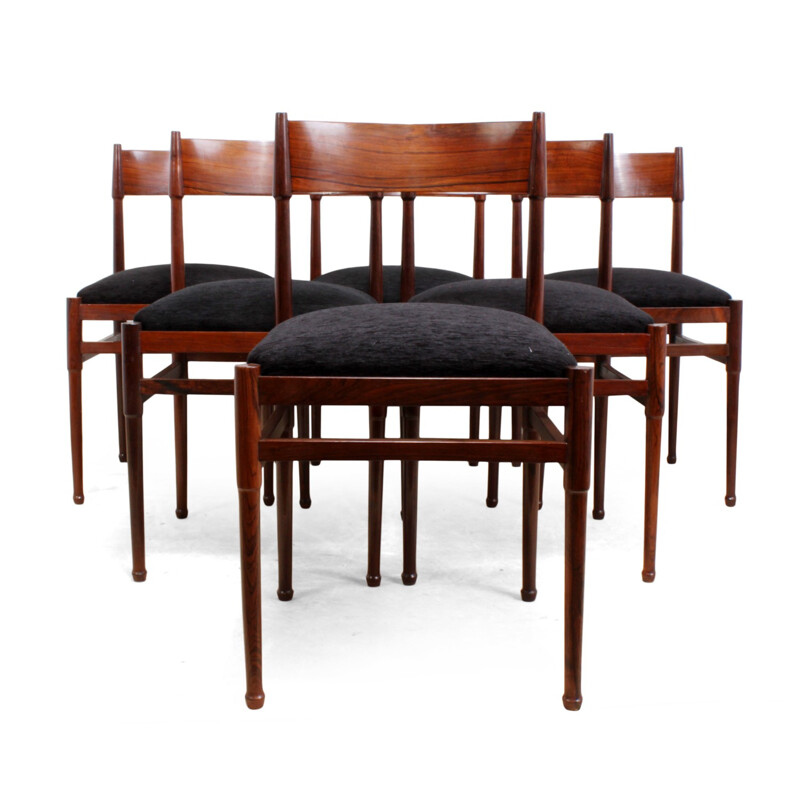 Vintage Dining set made of rosewood - 1960s