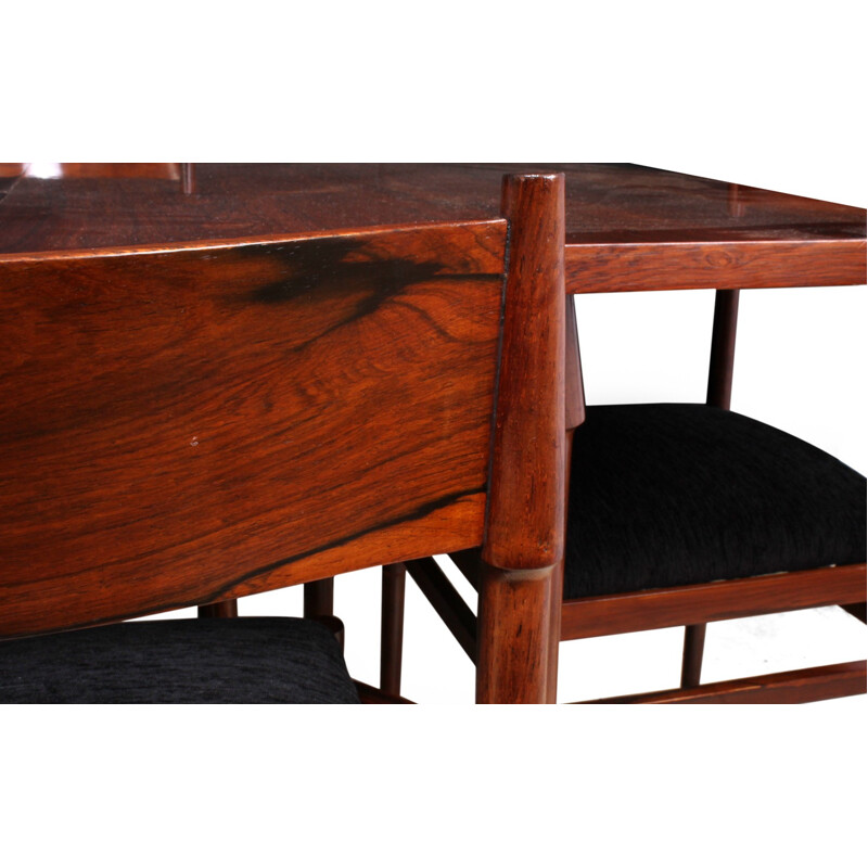 Vintage Dining set made of rosewood - 1960s