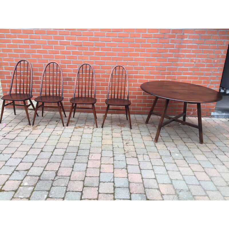 Vintage dining set by Lucian Ercolani for Ercol - 1960s