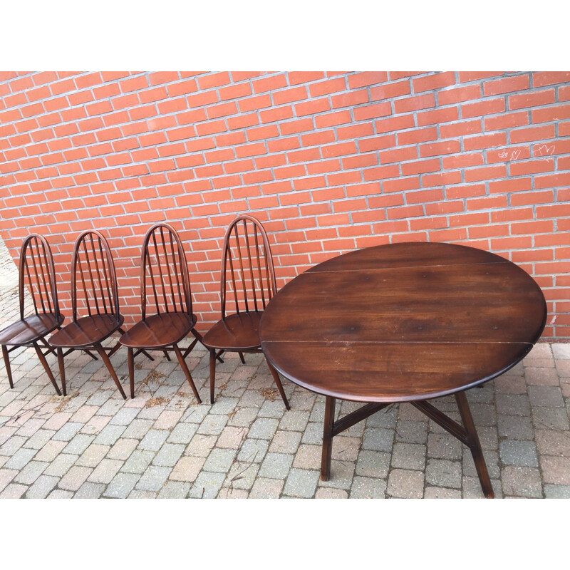 Ensemble à repas vintage par Lucian Ercolani pour Ercol - 1960