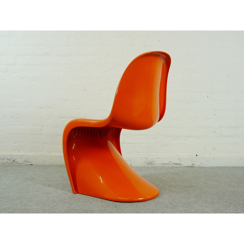 Orange Panton Chair, Verner PANTON - 1970s