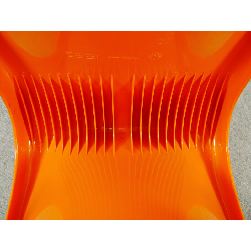 Orange Panton Chair, Verner PANTON - 1970s
