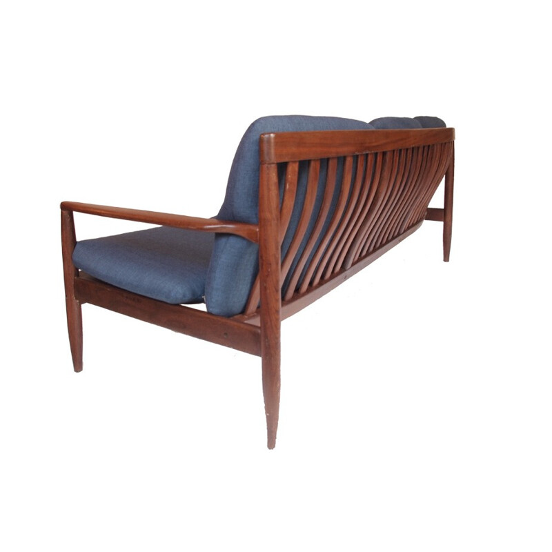 3 seater bench in teakwood, Grete JALK - 1960s