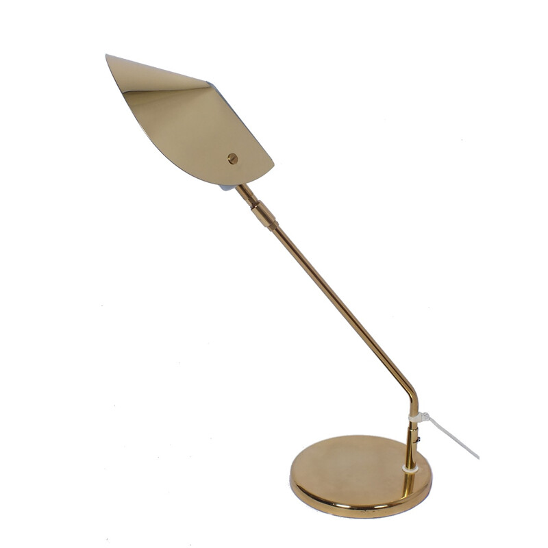 Scandinavian vintage table lamp in Brass - 1980s