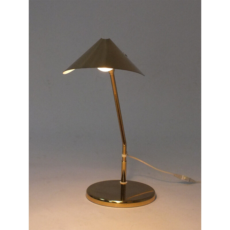 Scandinavian vintage table lamp in Brass - 1980s