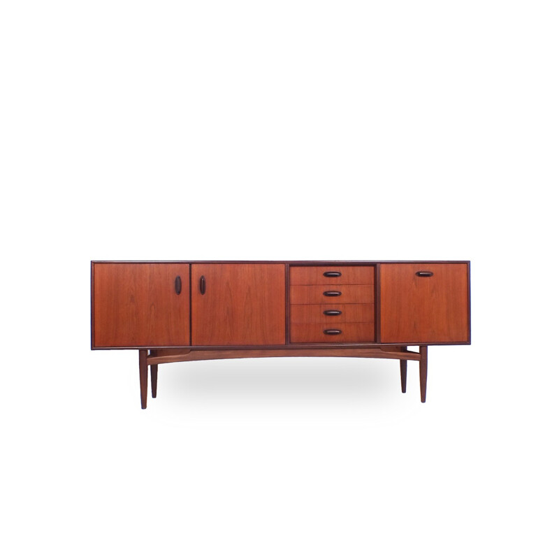 Large vintage sideboard in teak wood - 1960s