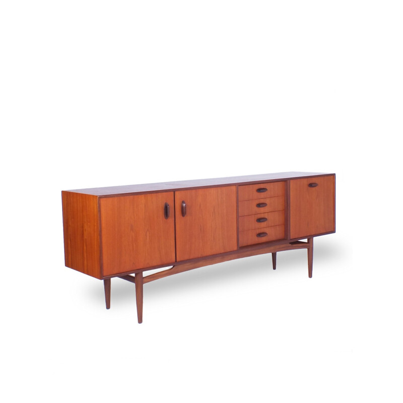 Large vintage sideboard in teak wood - 1960s