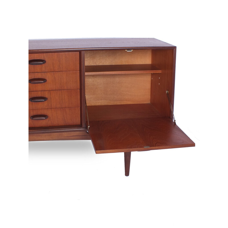 Large vintage sideboard in teak wood - 1960s