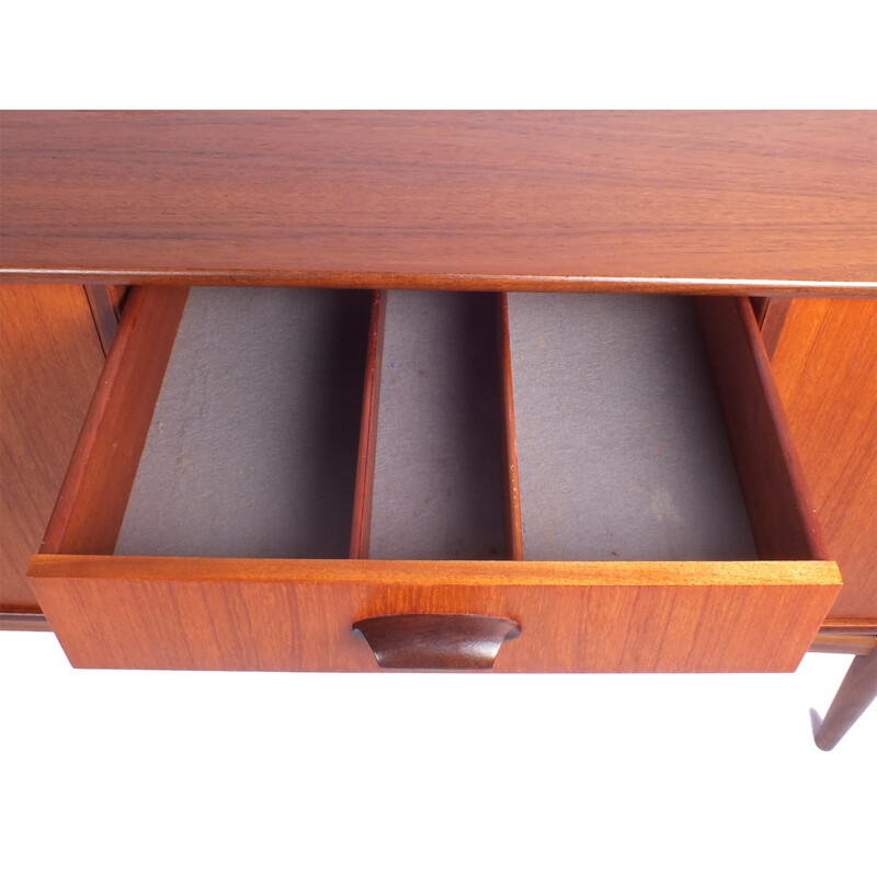 Large vintage sideboard in teak wood - 1960s