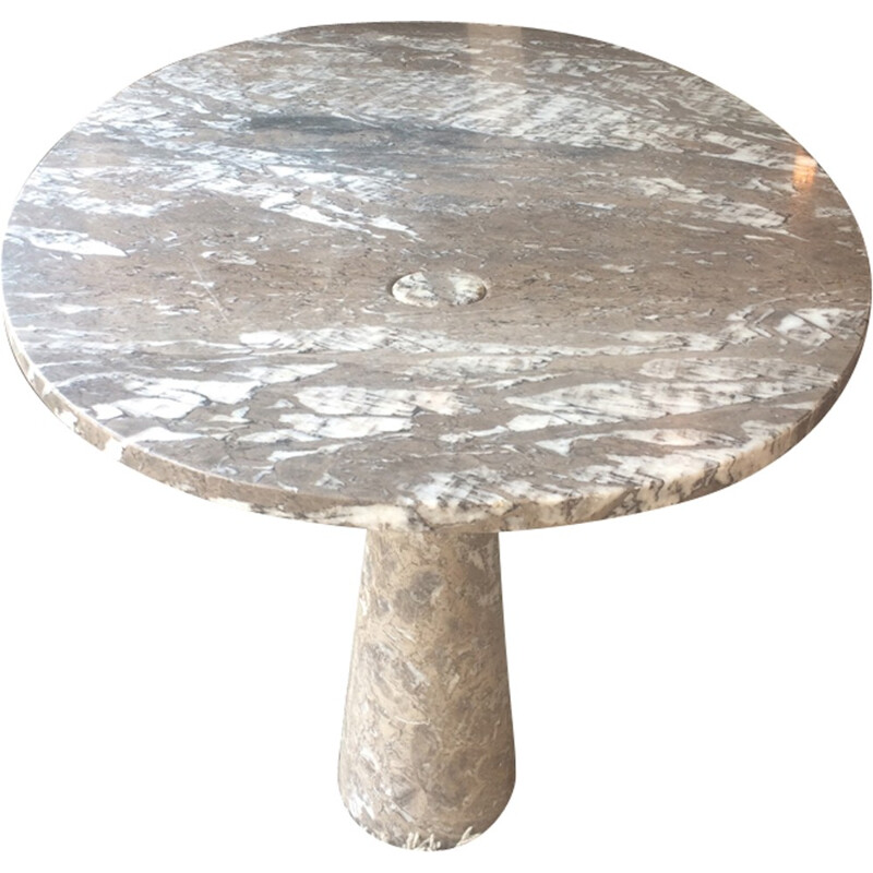 Vintage "Eros" marble table by Angelo Mangiarotti for Skipper - 1970s