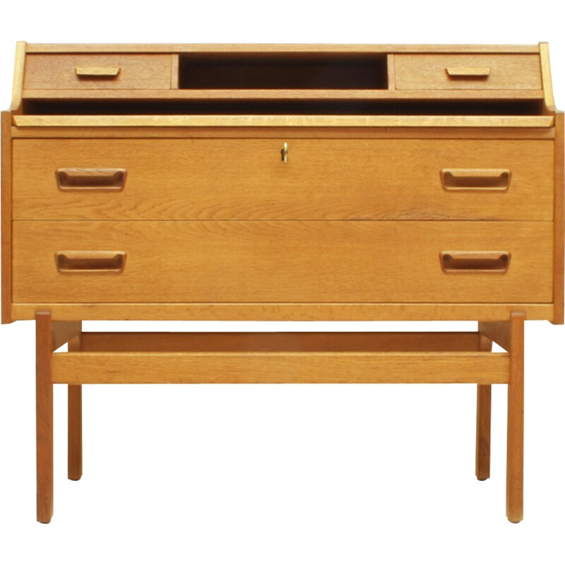 Danish Oak Wood Lady Desk Model 70 by Arne Wahl Iversen for Vinde Møbelfabrik - 1960s