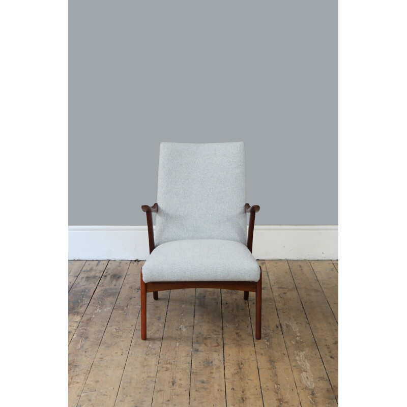 Vintage grey dutch Armchair by De Ster Gelderland - 1960s