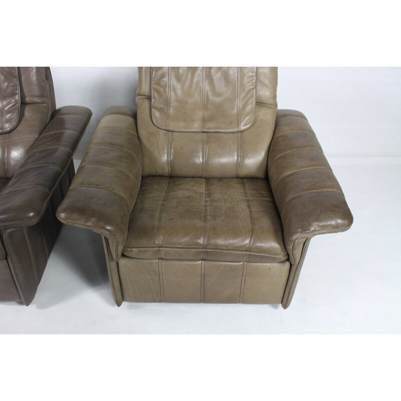 Vintage Club Lederen Fauteuil voor De Sede - 1970