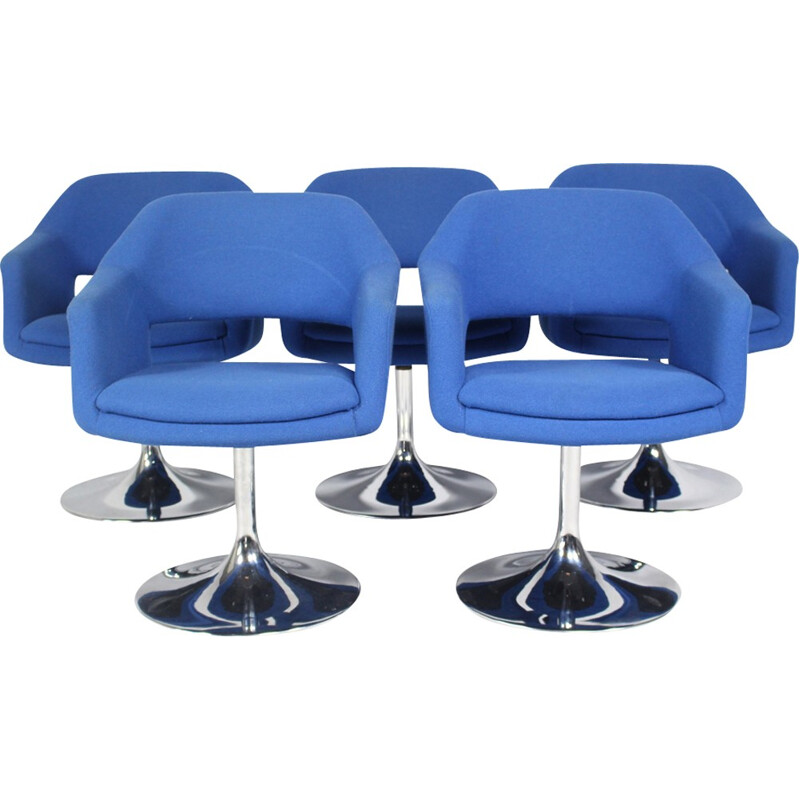 suite de 5 chaises Largo vintage par Johanson Design - 2000