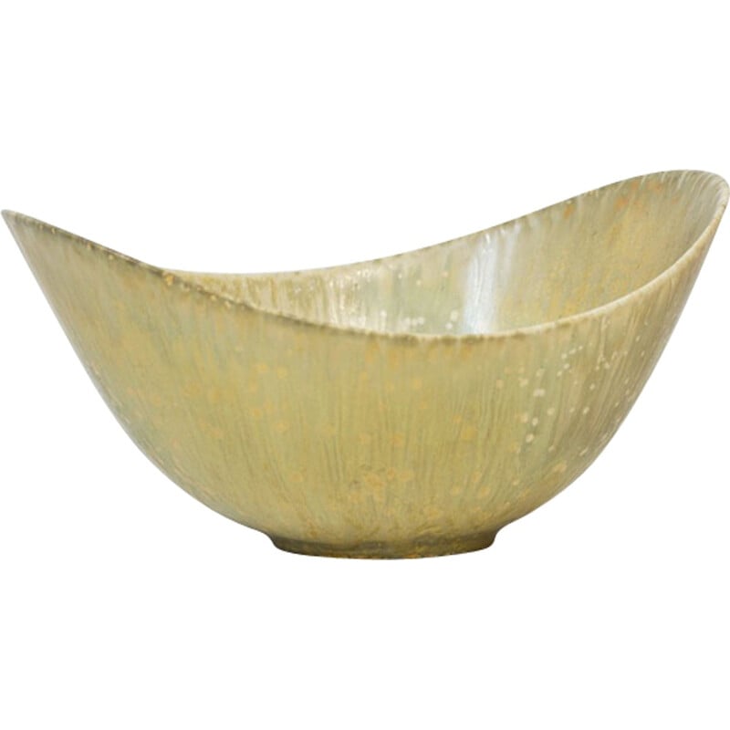 Vintage stoneware bowl by Gunnar Nylund for Rörstrand - 1950s