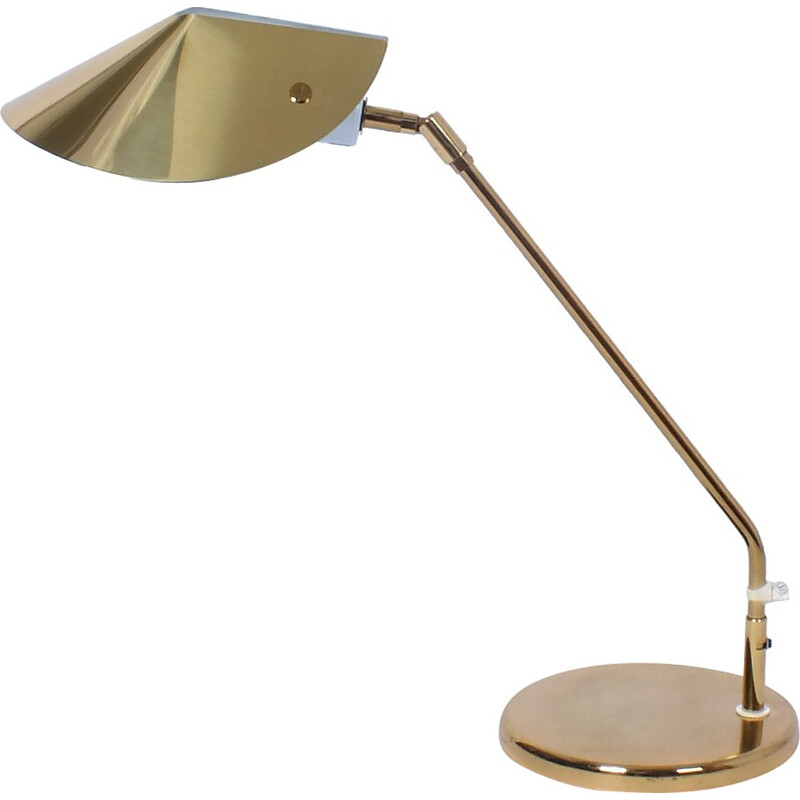 Scandinavian vintage table lamp in Brass - 1980s