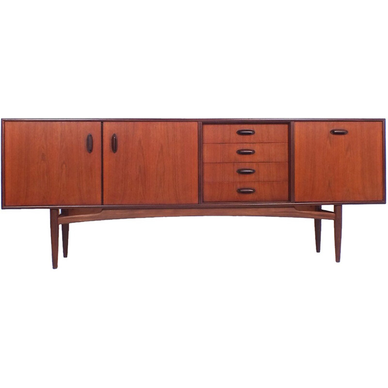 Large vintage sideboard in teak wood - 1960s