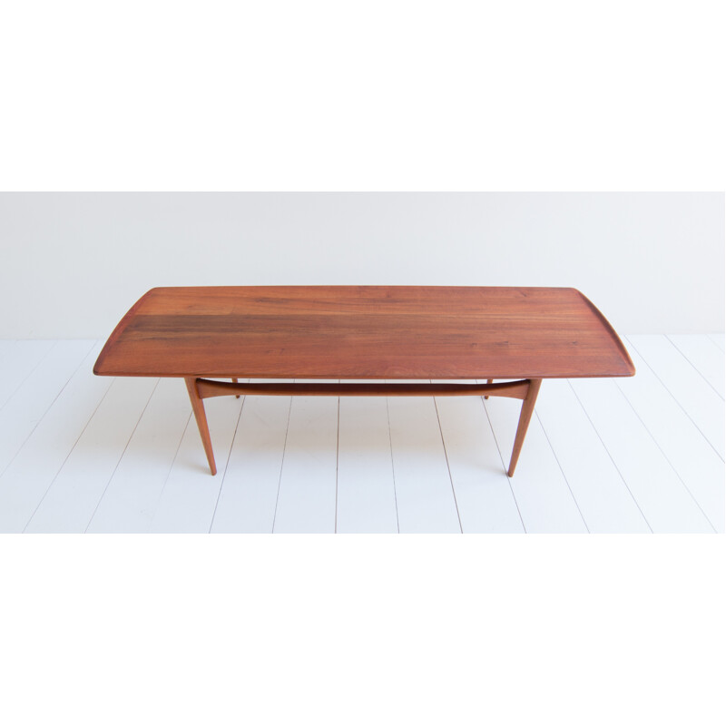 Danish Coffee table in teak model FD503 by Tove & Edvard Kindt-Larsen - 1960s