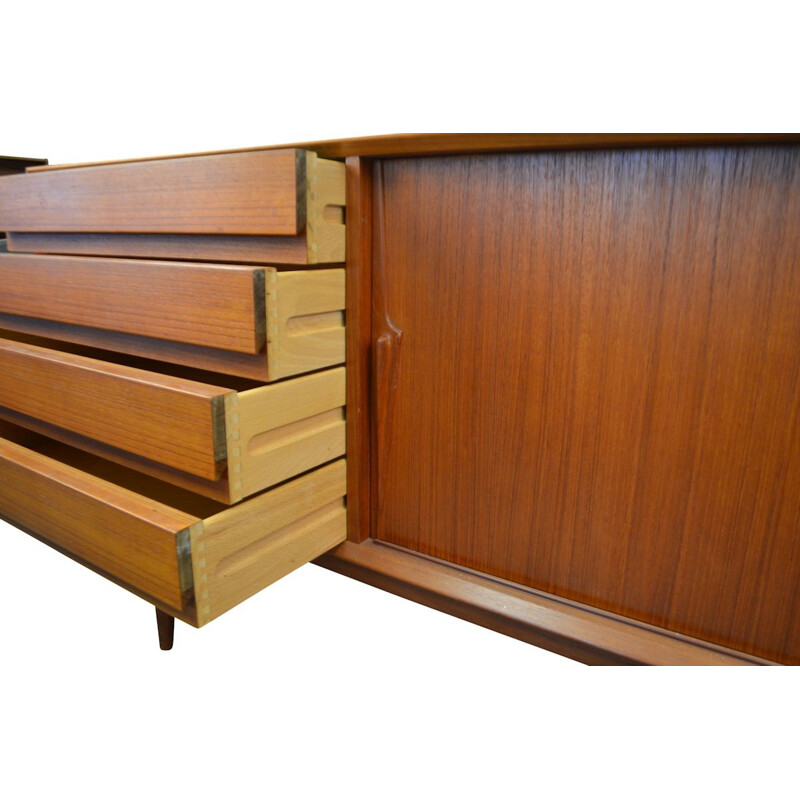 Vintage scandinavian sideboard model 18 in teak by Gunni Omann for Omann Jun Møbelfabrik - 1960s