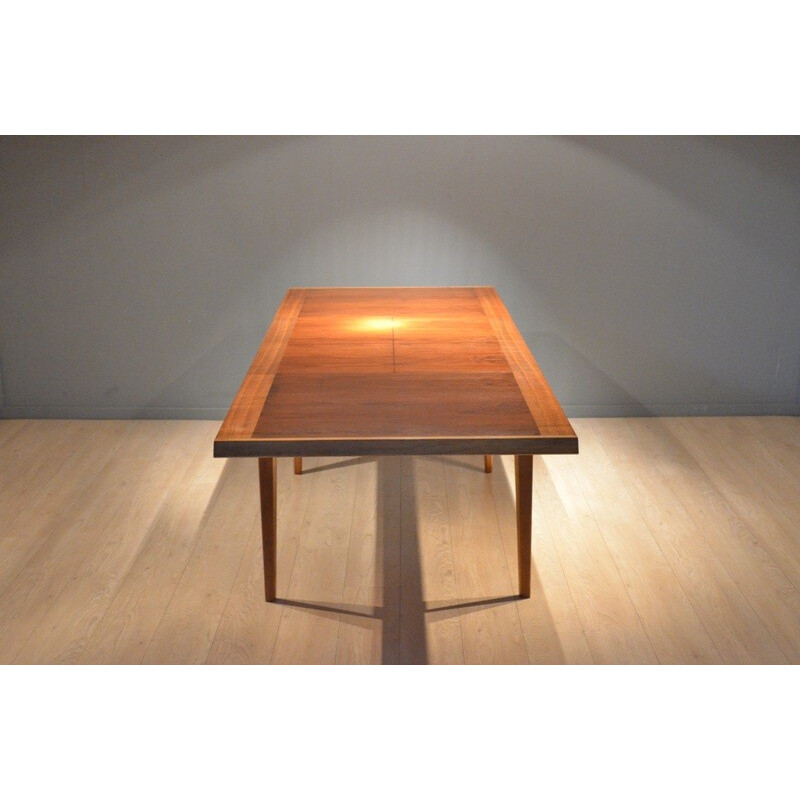 Large dinning table in wood - 1950s