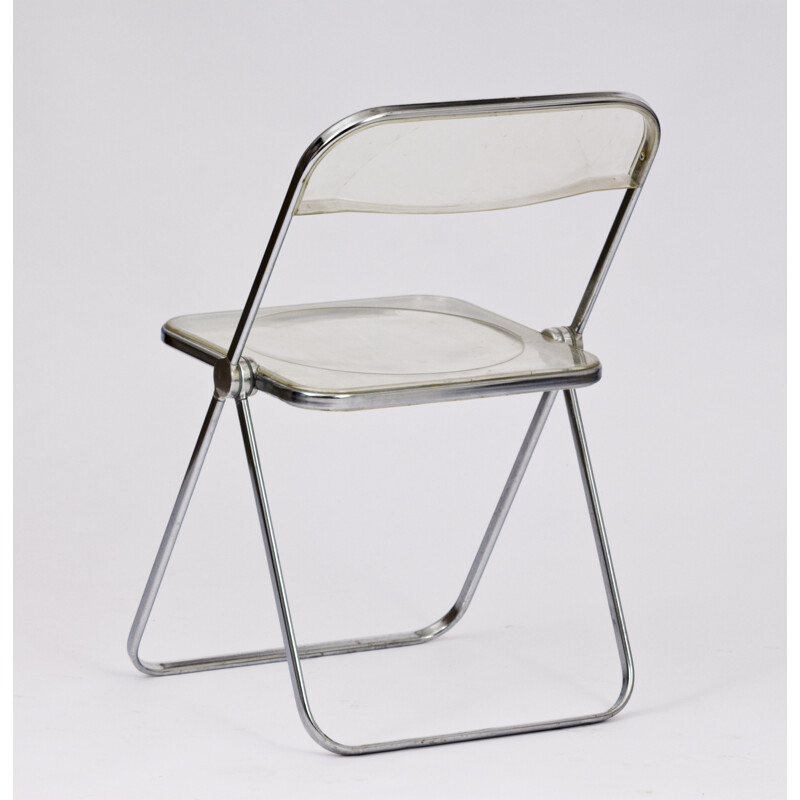 Chaise vintage "Plia" par Giancarlo Piretti pour Castelli - 1960