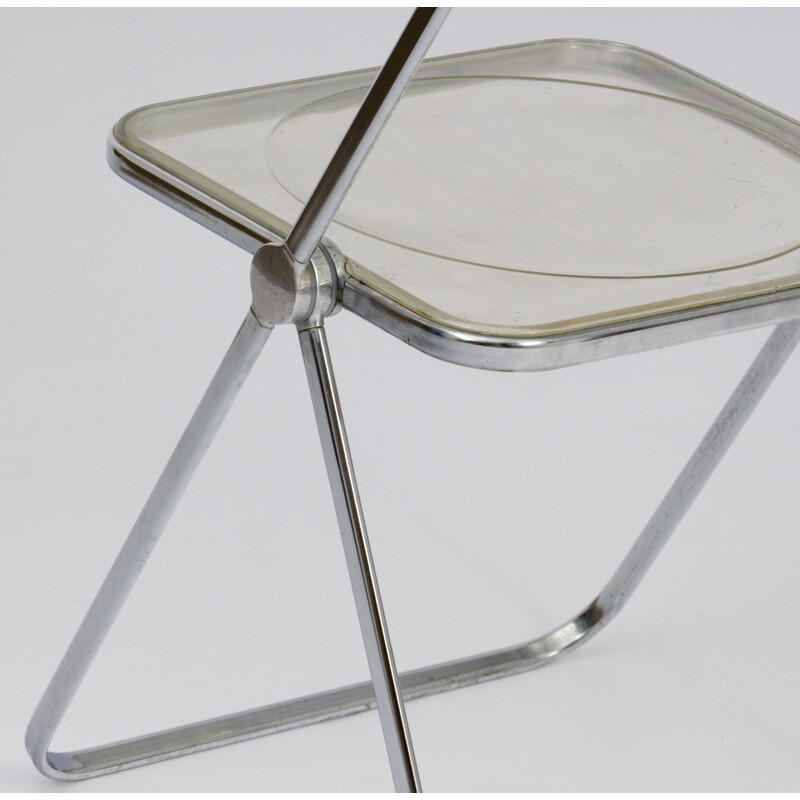 Vintage "Plia" chair by Giancarlo Piretti for Castelli - 1960s