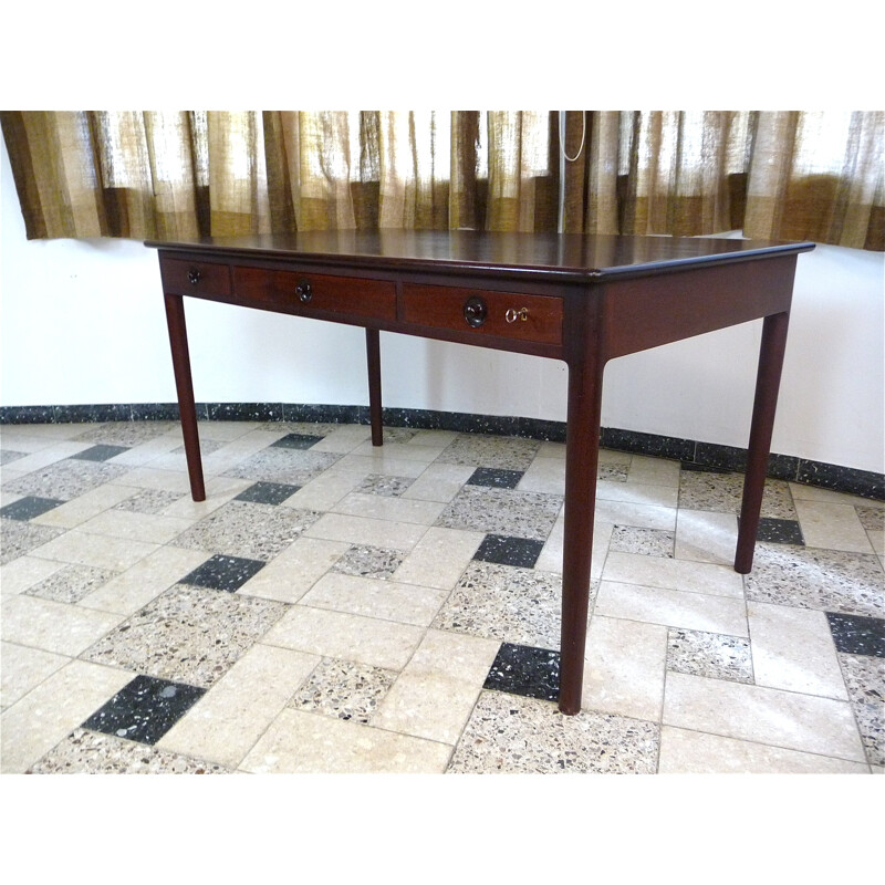 Vintage PP305 Mahogany Writing Desk by Hans J. Wegner for PP Møbler - 1960s