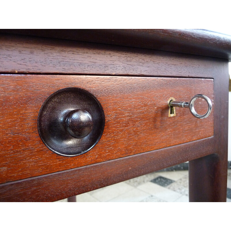 Vintage PP305 Mahogany Writing Desk by Hans J. Wegner for PP Møbler - 1960s