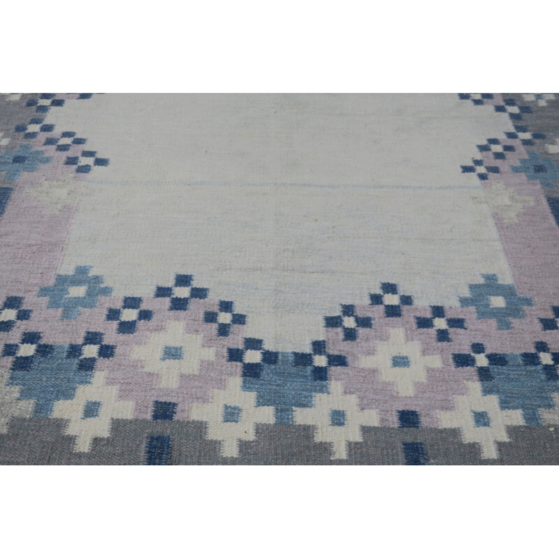 Vintage Swedish "Röllakan" Rug by Kelim - 1960s