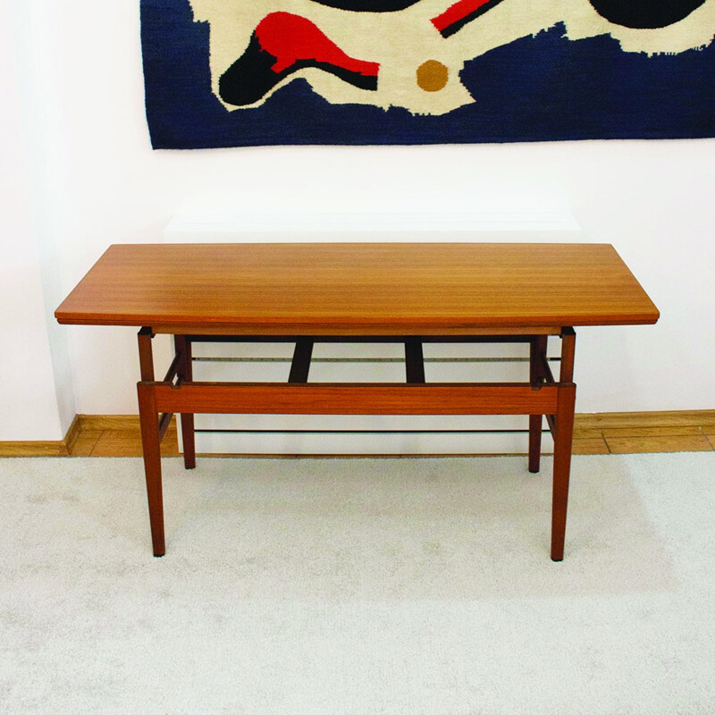 Vintage Danish extendable teak dining table - 1960s