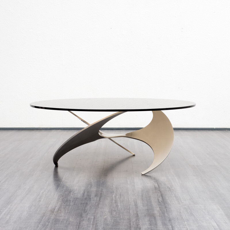 Vintage Propeller coffee table by Knut Hesterberg for Ronald Schmitt - 1960s