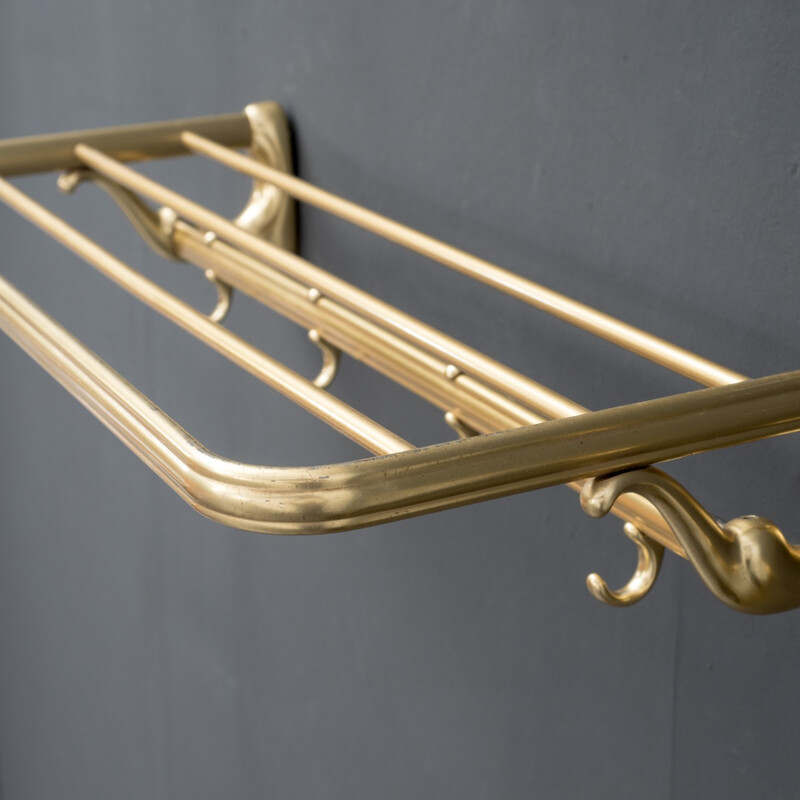 Vintage hallway set made of brass - 1950s