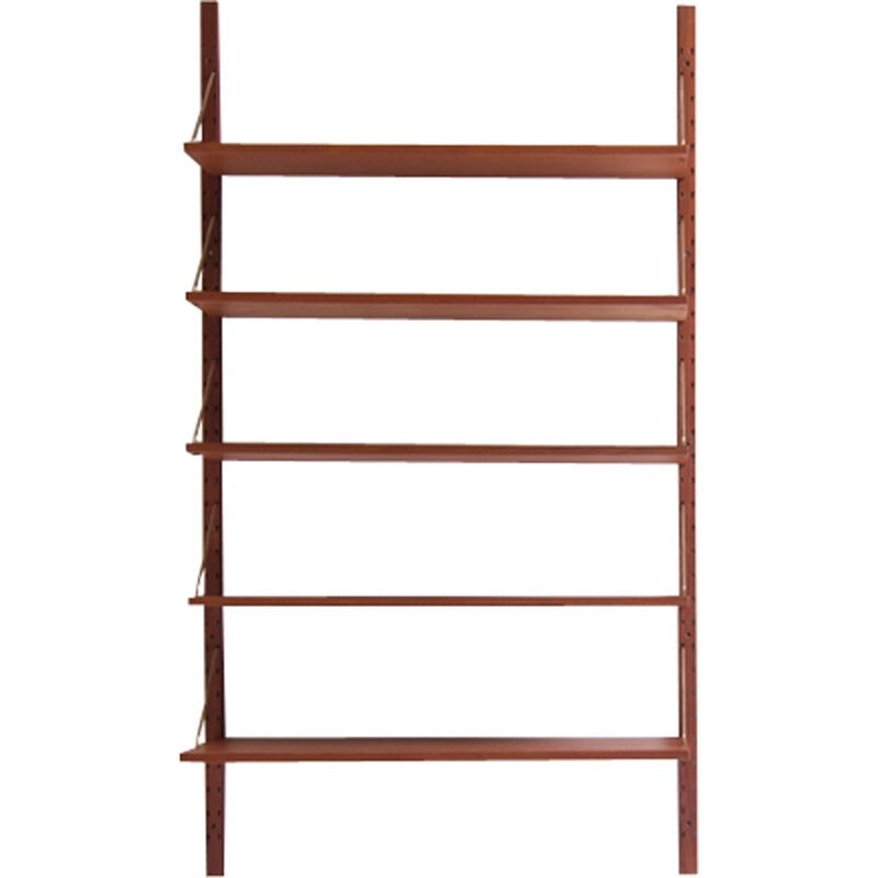 Danish vintage wall system in teak - 1960s