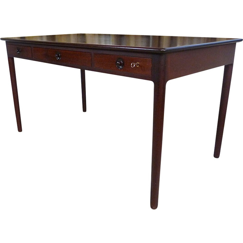 Vintage PP305 Mahogany Writing Desk by Hans J. Wegner for PP Møbler - 1960s