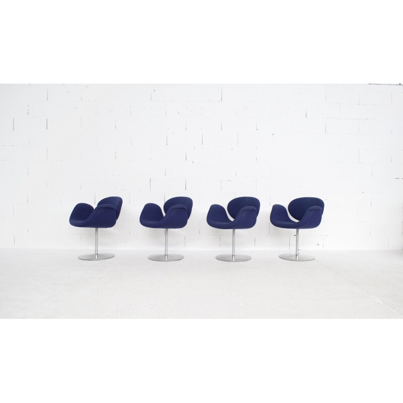 Set of 4 vintage Little Tulip chairs by Pierre Paulin for Artifort - 1970s