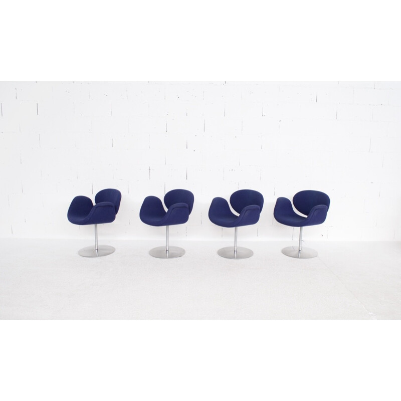 Set of 4 vintage Little Tulip chairs by Pierre Paulin for Artifort - 1970s