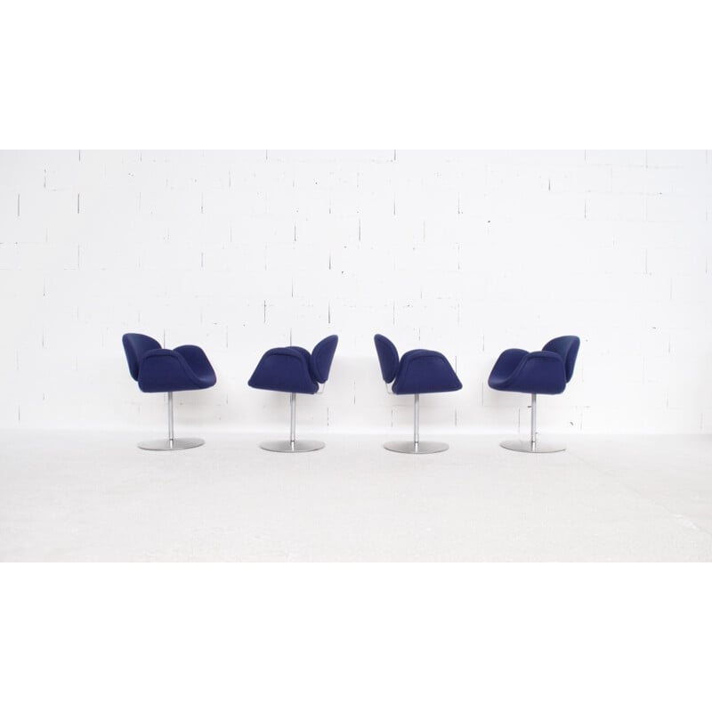 Set of 4 vintage Little Tulip chairs by Pierre Paulin for Artifort - 1970s