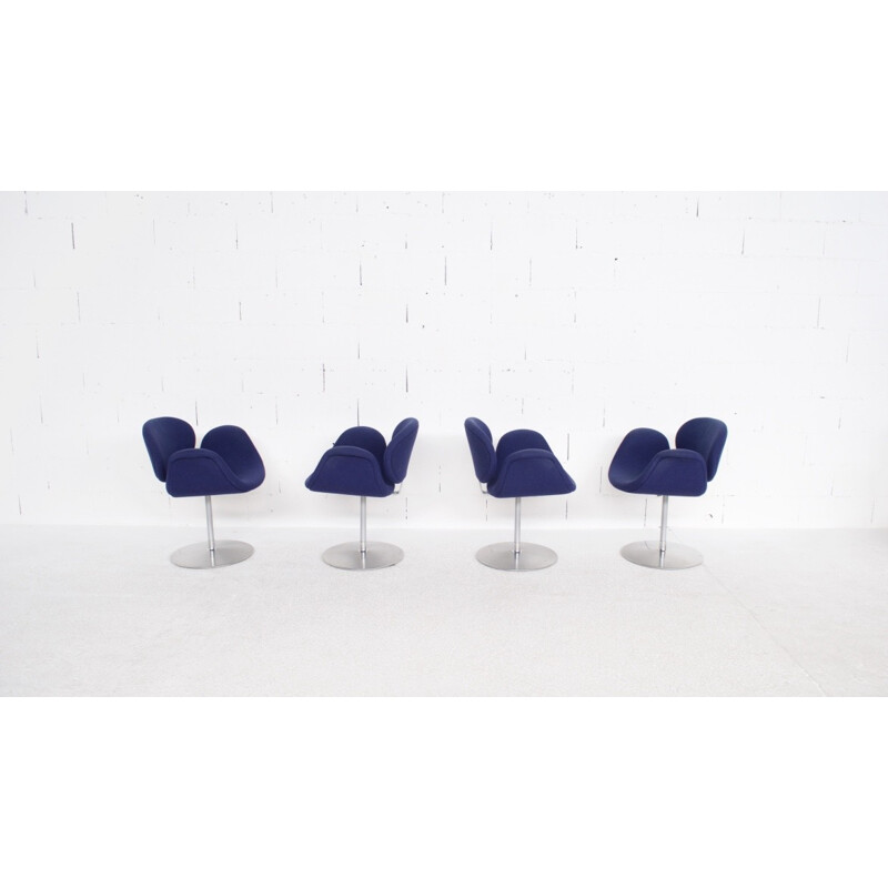 Set of 4 vintage Little Tulip chairs by Pierre Paulin for Artifort - 1970s