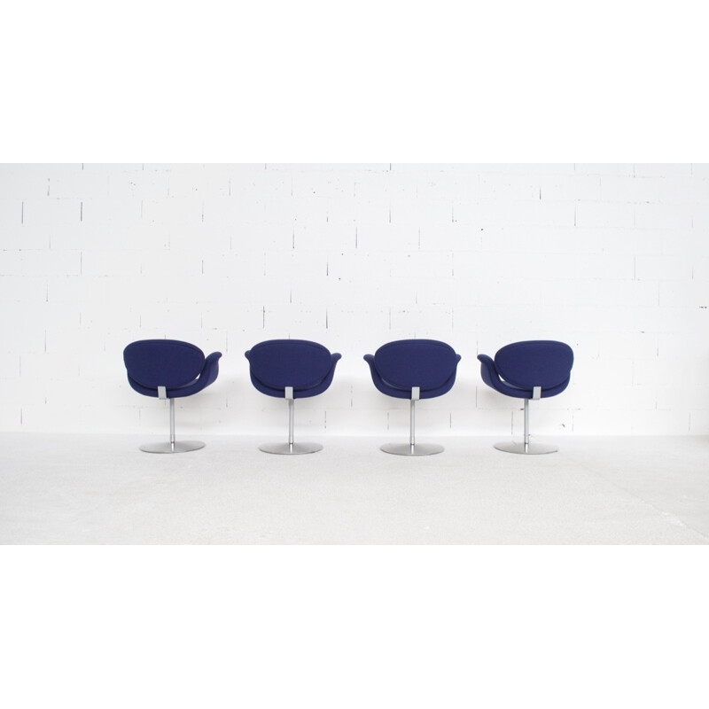 Set of 4 vintage Little Tulip chairs by Pierre Paulin for Artifort - 1970s