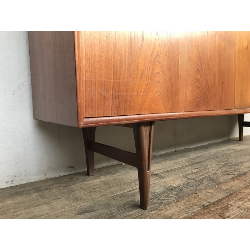 Scandinavian vintage teak sideboard - 1960s