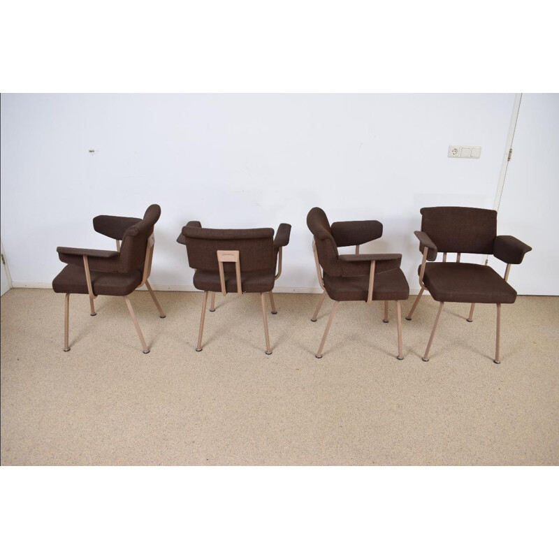 Set of 2 vintage scandinavian armchairs by Friso Kramer for Ahrend de Cirkel - 1974
