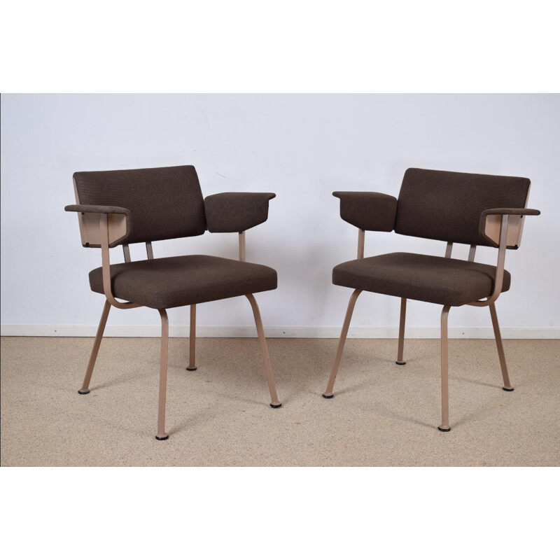 Set of 2 vintage scandinavian armchairs by Friso Kramer for Ahrend de Cirkel - 1974