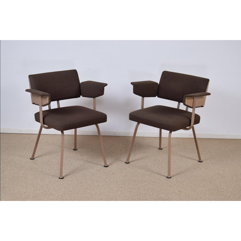 Set of 2 vintage scandinavian armchairs by Friso Kramer for Ahrend de Cirkel - 1974