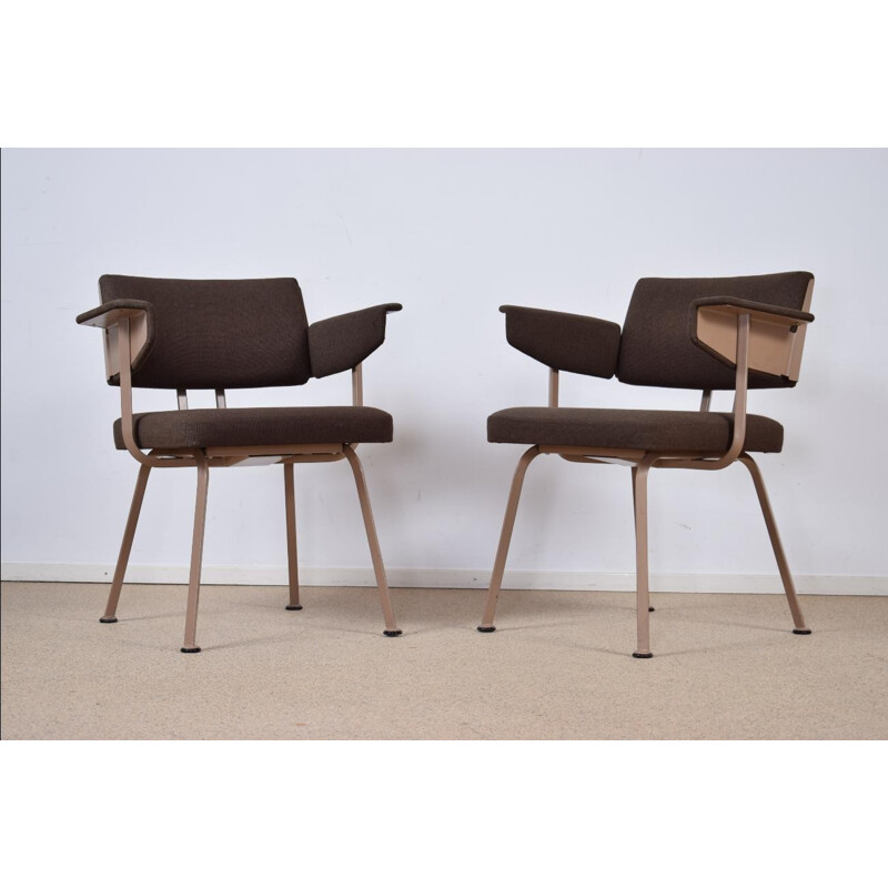 Set of 2 vintage scandinavian armchairs by Friso Kramer for Ahrend de Cirkel - 1974