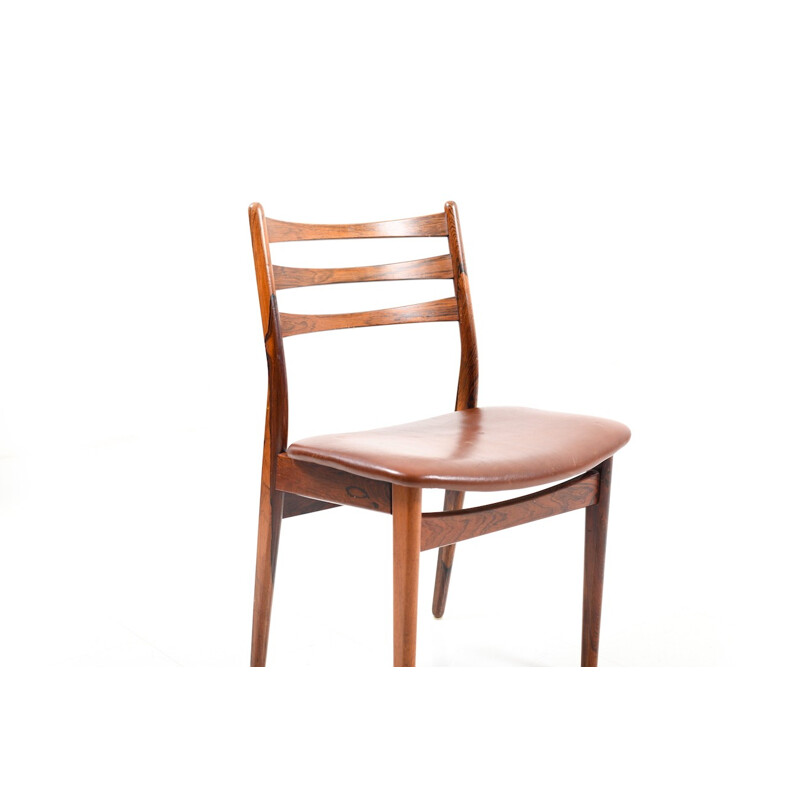 Vintage pair of danish rosewood dining chairs - 1960s