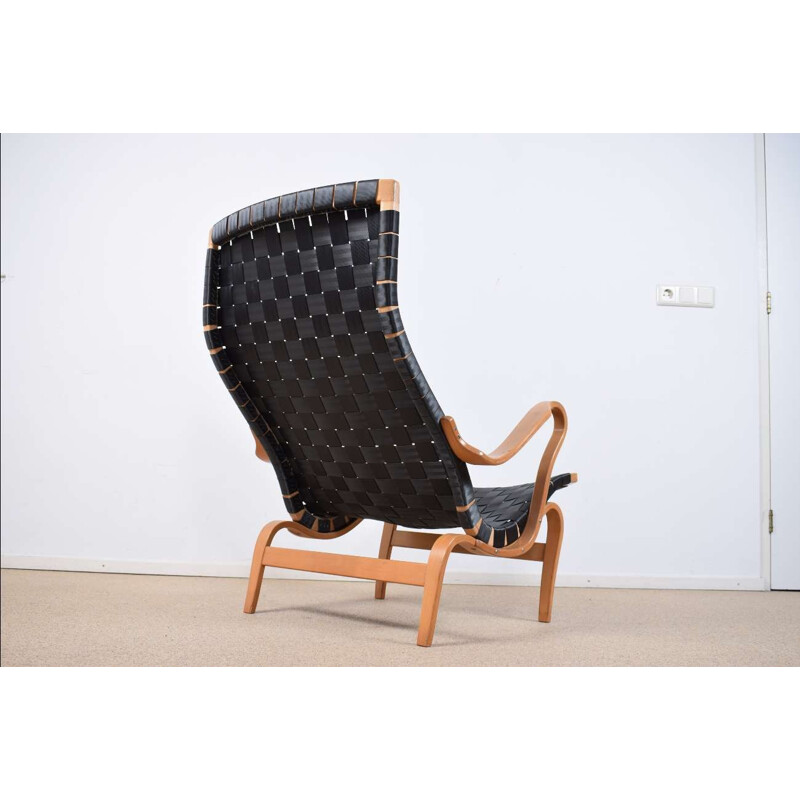 Black Pernilla Chair by Bruno Mathsson for Dux - 1950s